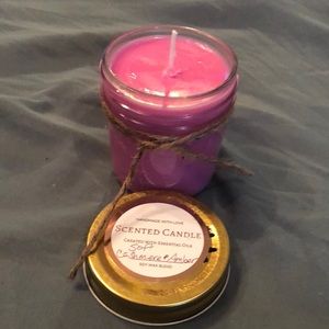 Hand Crafted 6 oz Mason jar soy candles